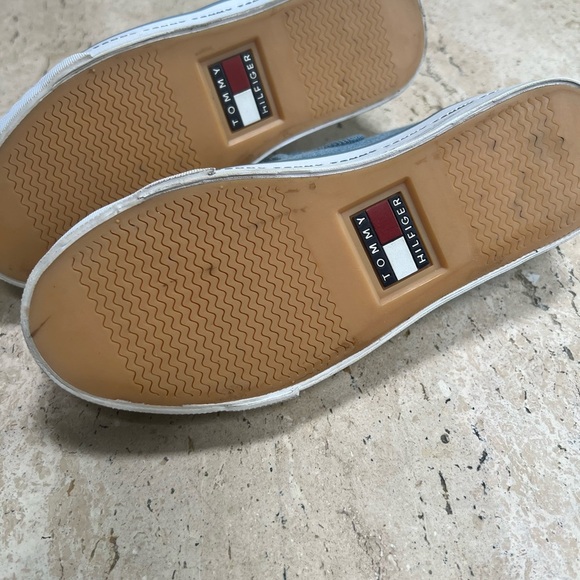 TOMMY HILFIGER VELCRO DENIM MARY JANES WOMENS 6.5 - Picture 6 of 7